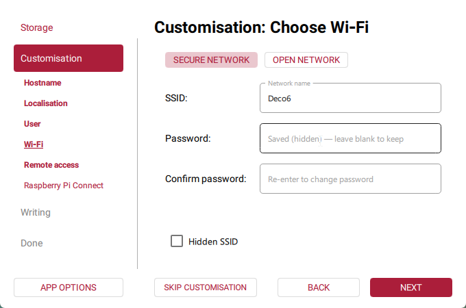 Configure WiFi