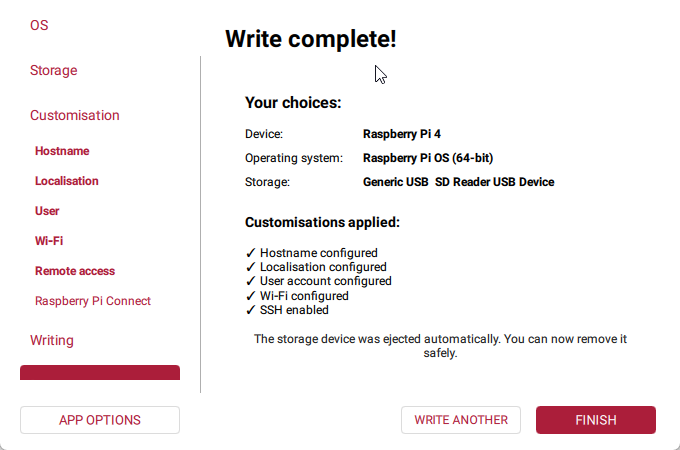 Write complete